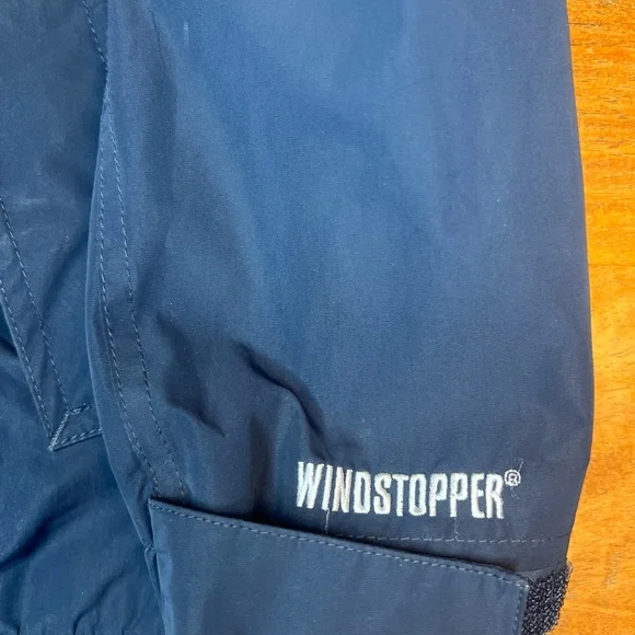 Men's L.L. BEAN Blue Full Zip Hooded Wind stopper Jacket Size L - Picture 4 of 13